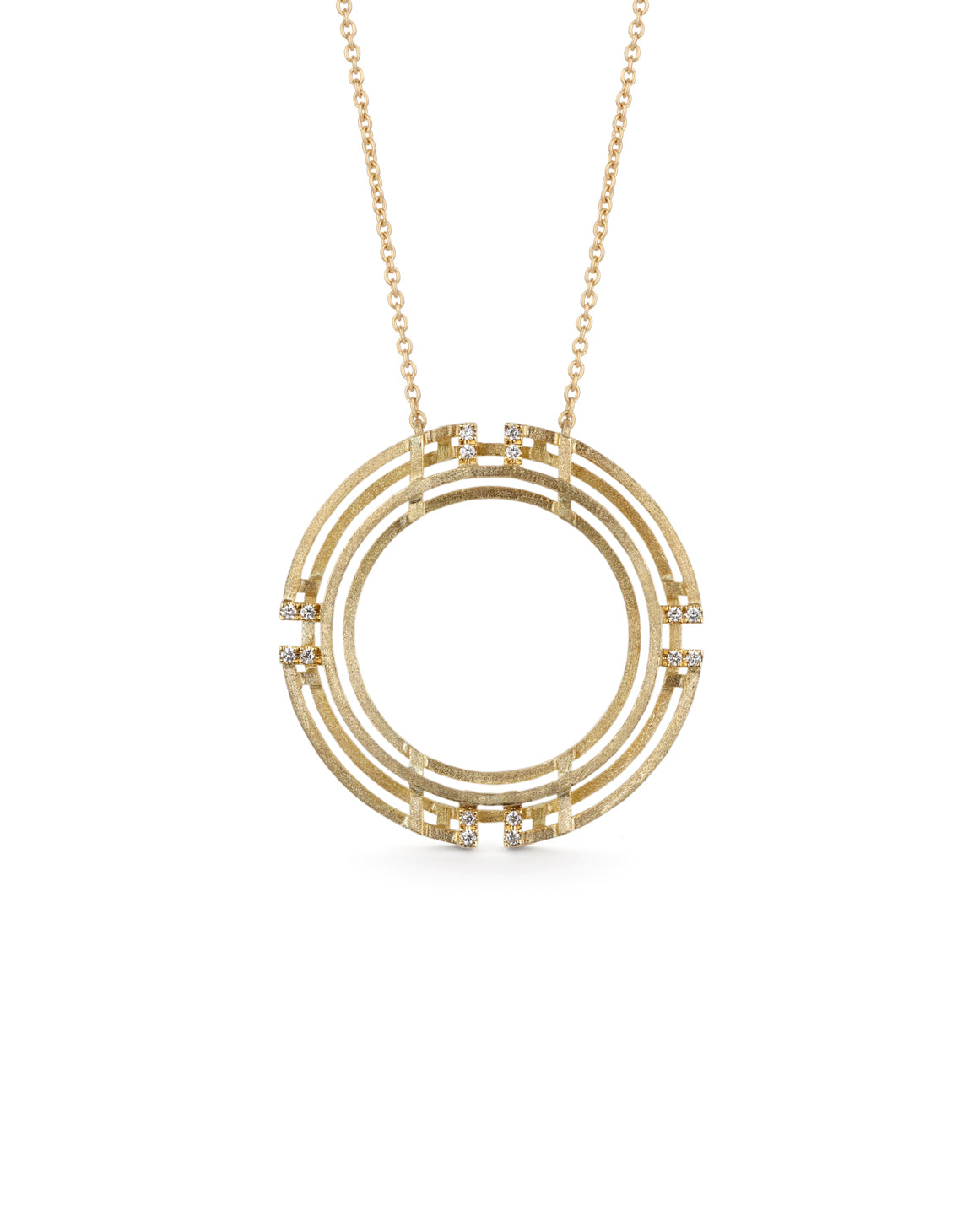 Four on sale circle necklace