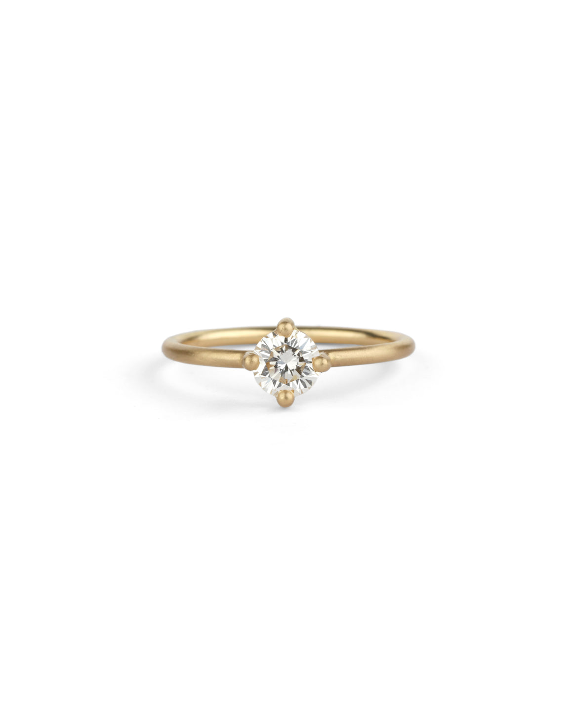 Minimalist Engagement Ring, Simple Engagement Ring, Delicate