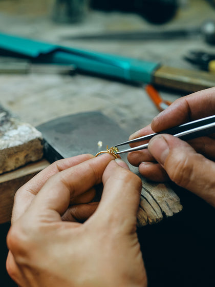 How It's Made - Round Cluster Trio Ring