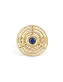 Blue Sapphire Drop Ring