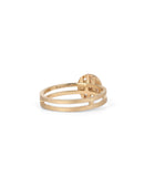 Natural Diamond Mini Rose Gold Nova Ring - 0.16ct