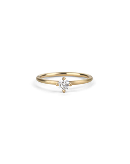 Natural Diamond Round Vida Engagement Ring - 0.25ct