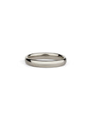 Oval Polished Wedding Band - 3mm