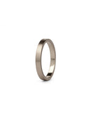 Rectangle Satin Wedding Band - 2.5mm