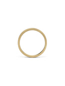 Rectangle Satin Wedding Band - 2.5mm