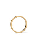 Rectangle Satin Wedding Band - 2mm