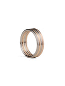 Quart Wedding Band - Medium - mixed metal