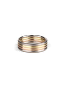 Quart Wedding Band - Medium - mixed metal