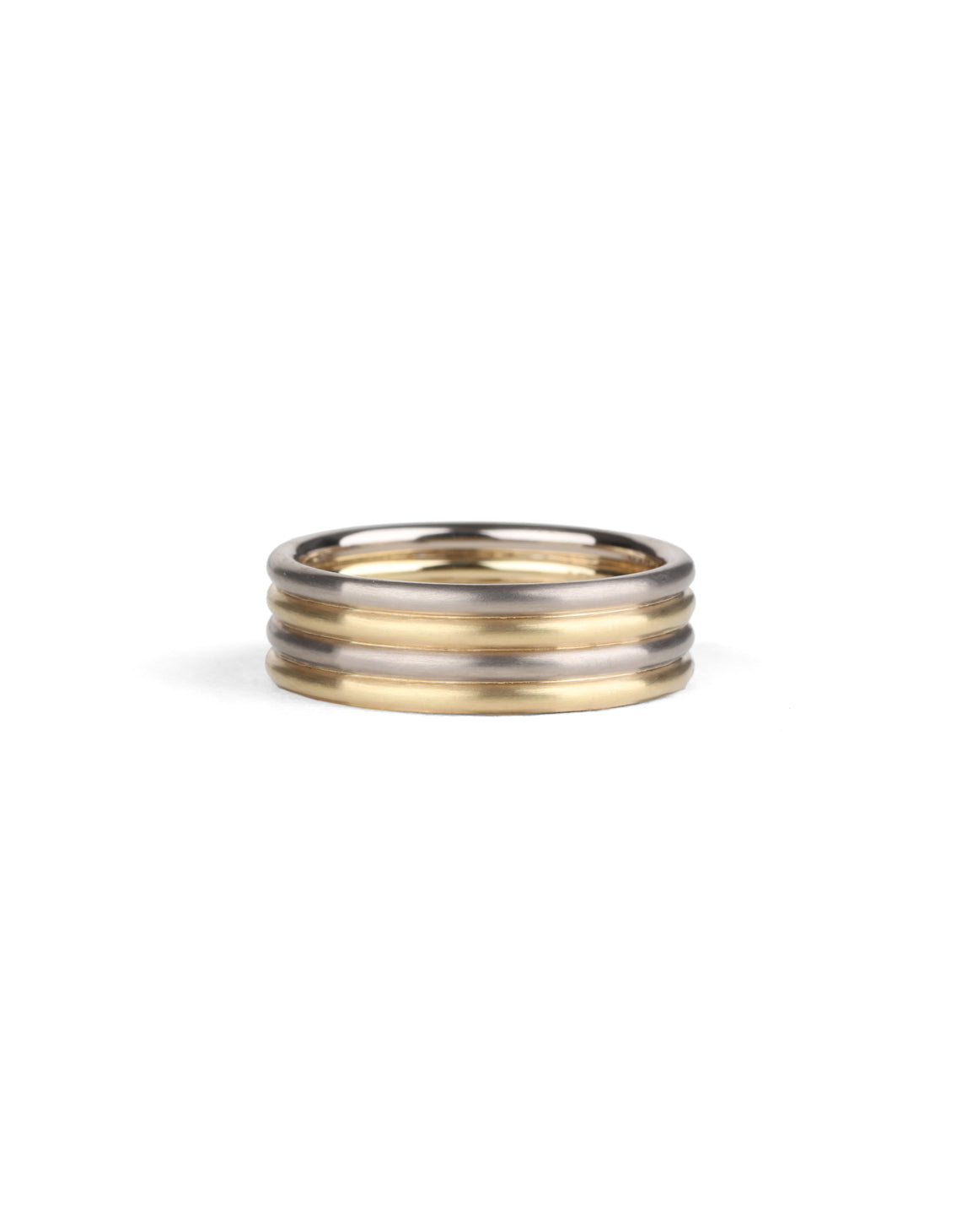 Quart Wedding Band - Medium - mixed metal